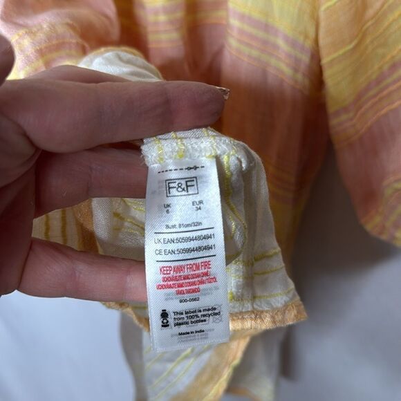 F&F Striped Top. US 2. - Picture 7 of 9